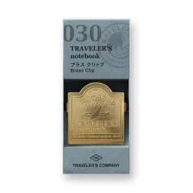030 Brass Clip Airplane, Traveler's Company