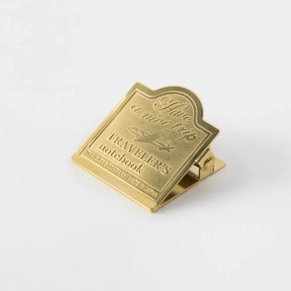 030 Brass Clip Airplane, Traveler's Company