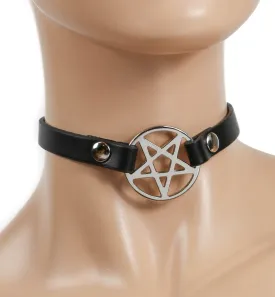 1/4" Leather Penta Choker