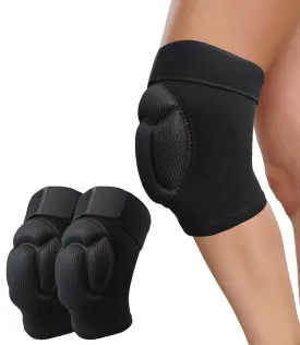 2 Pack Turtle Volleyball Knee Pads for Women Men Wrestling Knee Pads Wrestling Gear, Crash Pad Snowboarding Gear Knee Protector Soft Knee Pad for Work (X-Large)