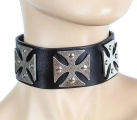 3 Large Iron Cross Choker