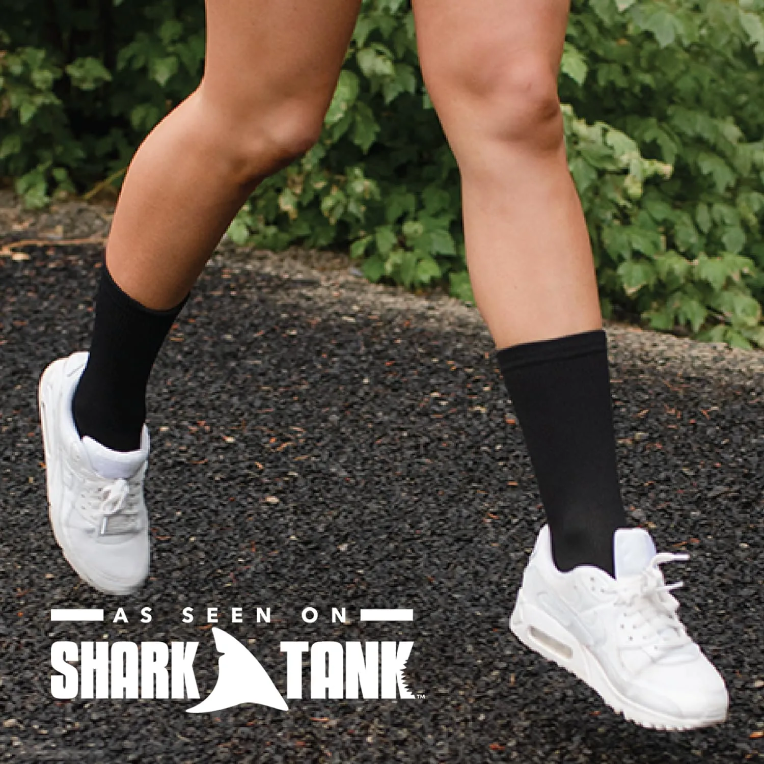 Apolla The Infinite Compression Mid Calf Socks for Men and Women, As Seen On Shark Tank, Athletic, Made in USA - 1 Pair