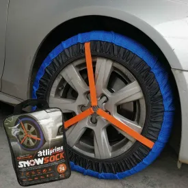 atliprime 2pcs Anti-Skid Safety Ice Mud Tires Snow Chains Auto Snow Chains Fabric Tire Chains Auto Snow Sock on Ice and Snowy Road (AT-SB74)