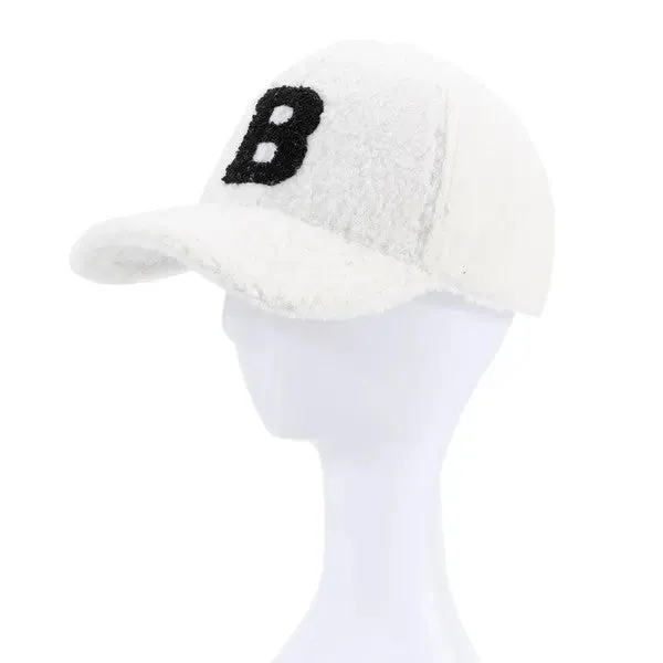 B FUZZY TEDDY BEAR CAP