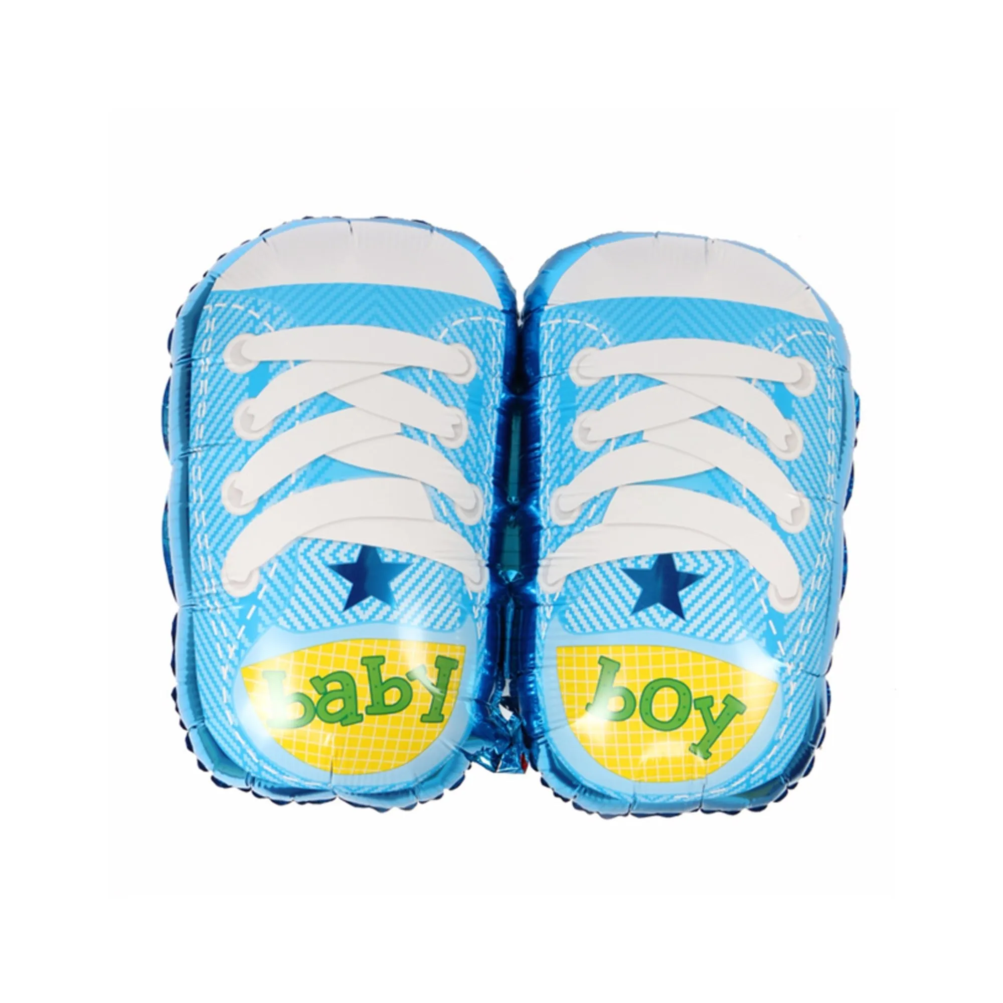 Baby Shower Shoe Shape Blue Foil Balloon