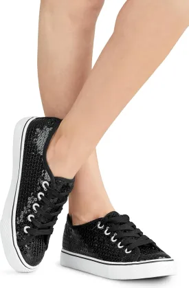 Balera Sequin High and Low Top Sneakers for Girls & Women Perfect for Dance