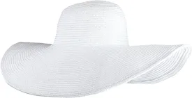 CHIC DIARY Womens Wide Brim Straw Hat Floppy Derby Hat Large Brim Beach Straw Sun Cap UPF 50 