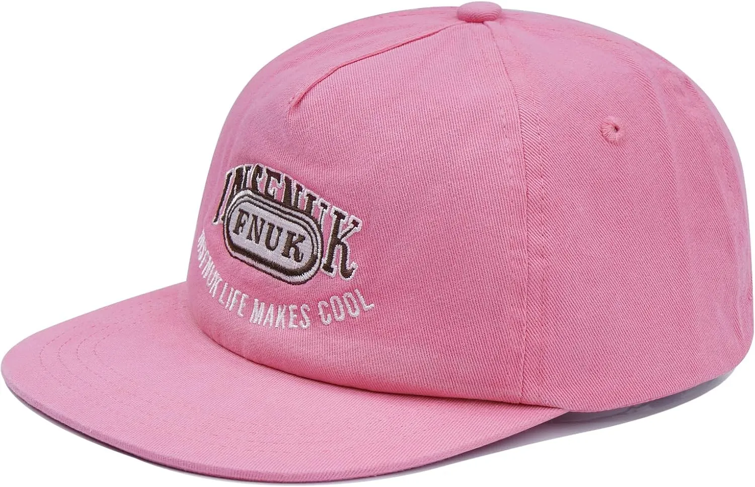 Clakllie Flat Bill Baseball Cap Snapback Trucker Hat Steet Casual Hip Hop Cap Breathable Runner Cap Vintage Low Profile Hat