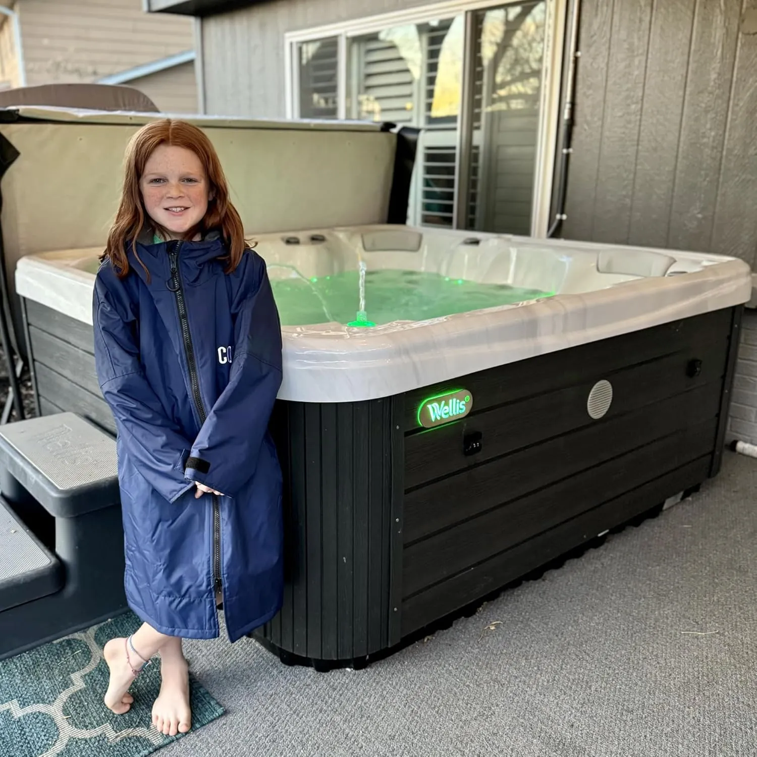 COR Surf Swim Parka for Youth and Adults | Heavy-Duty Weatherproof Swimming Jacket with Size Options for Men, Women and Kids