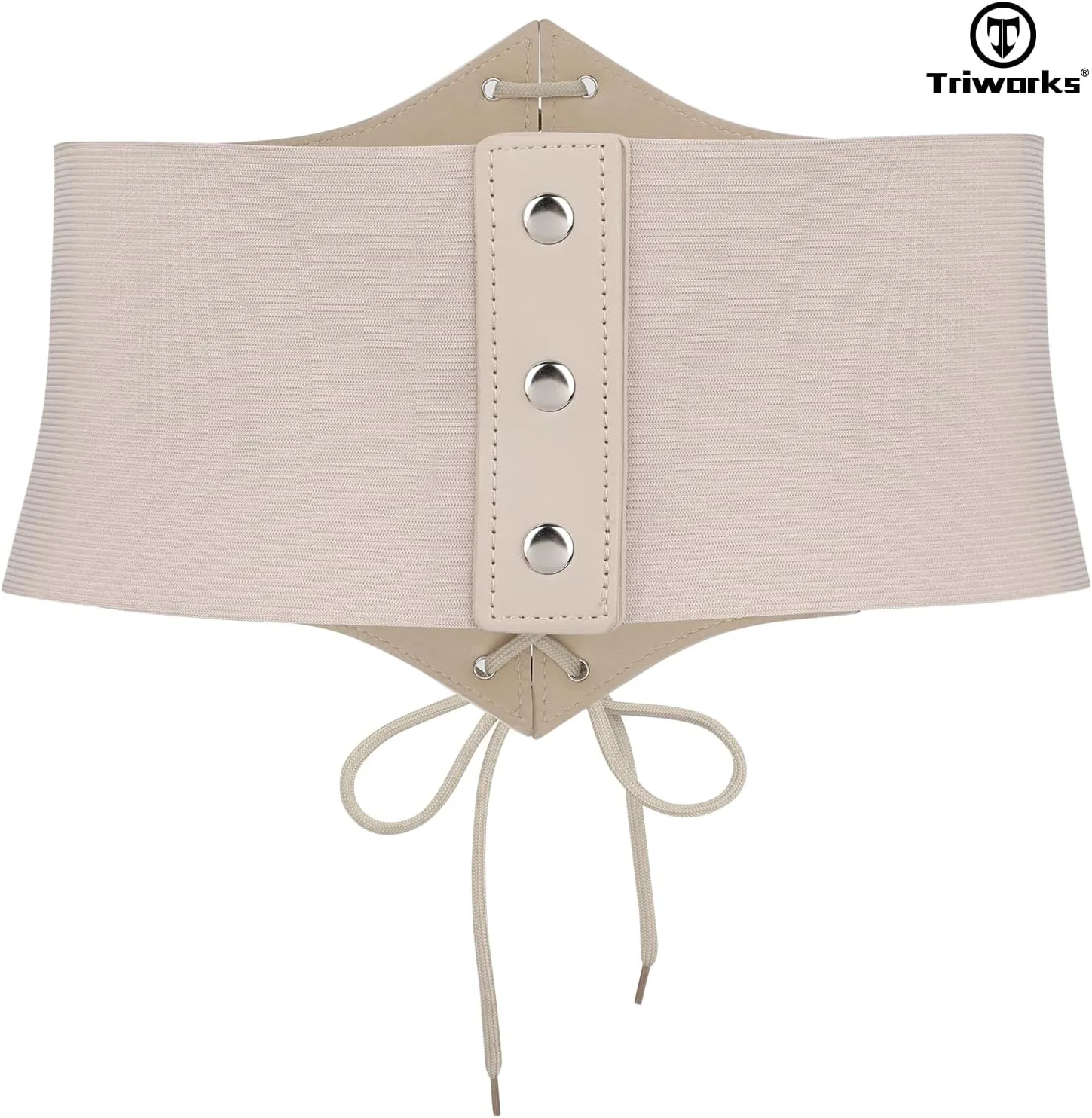 Corset Belt for Women, Lace Up Elastic Waist Belt,Tied Waspie Corset Belts for Women Halloween Costume