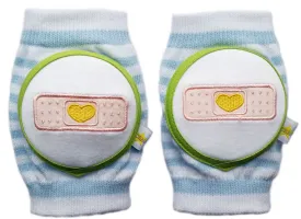 Crawlings Blue Striped Bandage Knee Pads
