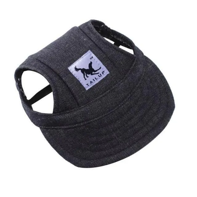 Dog Baseball Cap with Ear Holes