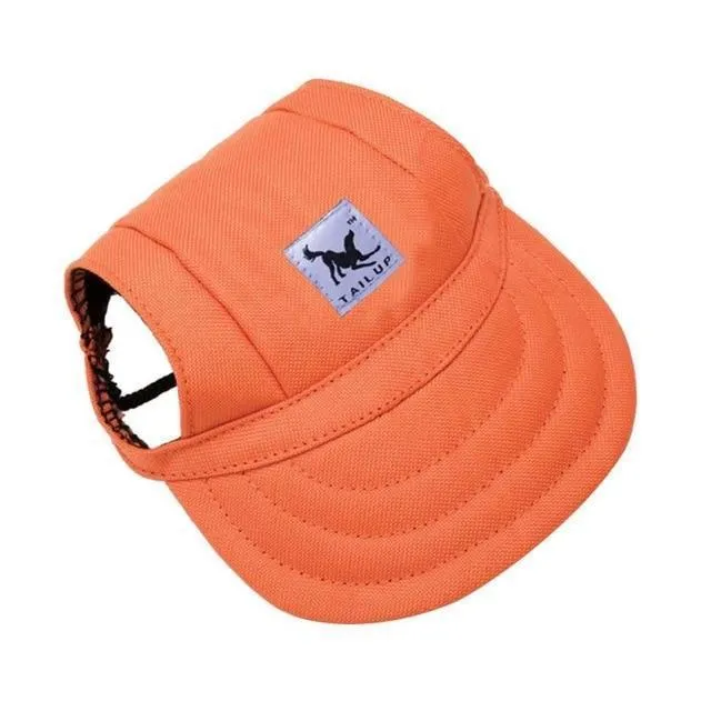 Dog Baseball Cap with Ear Holes
