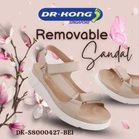 DR.KONG WOMEN REMOVABLE INSOLE SANDALS DK-S8000427-BEI(RP : $179)