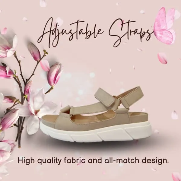 DR.KONG WOMEN REMOVABLE INSOLE SANDALS DK-S8000427-BEI(RP : $179)