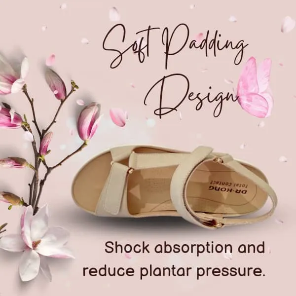 DR.KONG WOMEN REMOVABLE INSOLE SANDALS DK-S8000427-BEI(RP : $179)