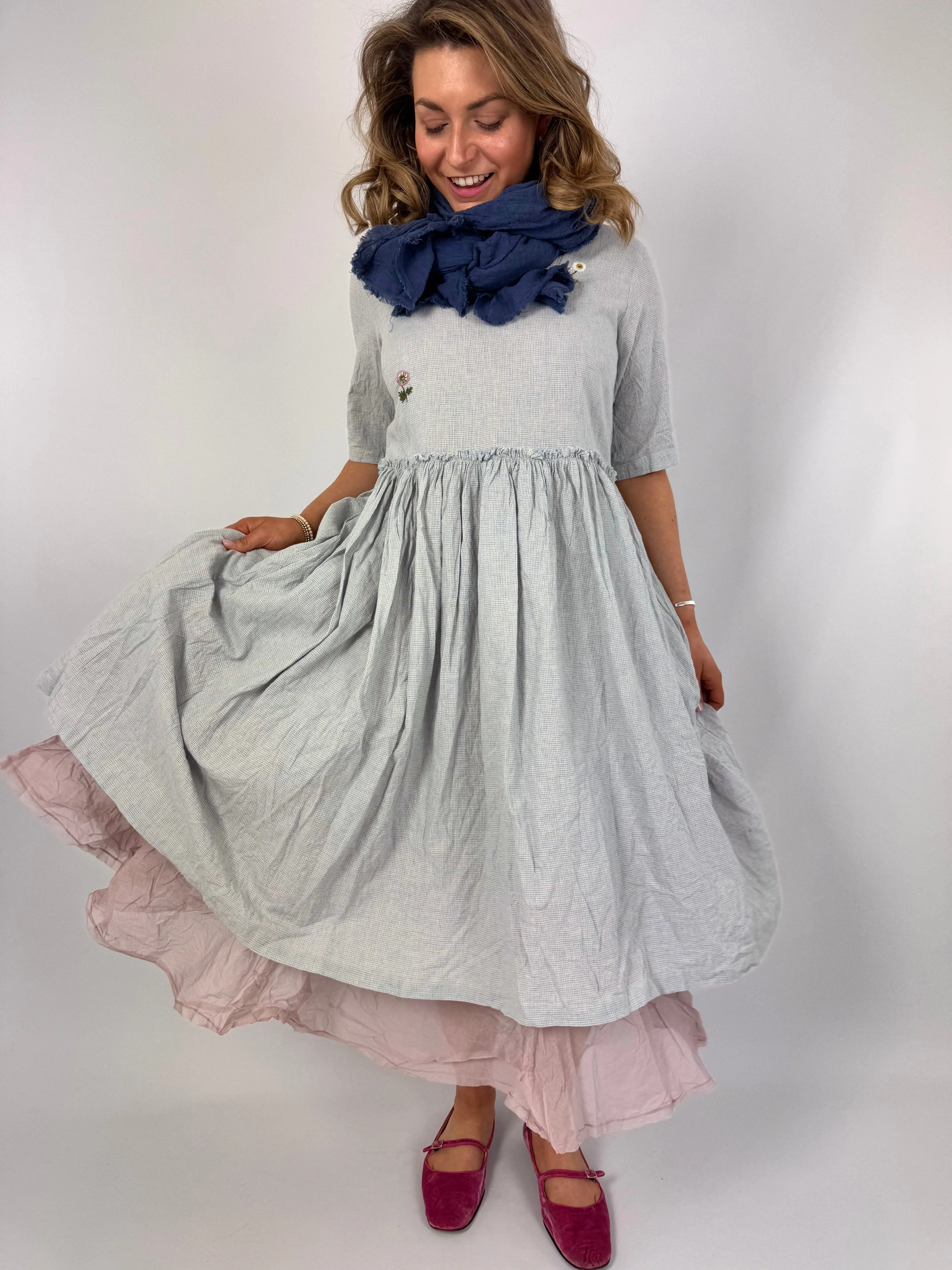 Ewa i Walla Judy Shawl Blue