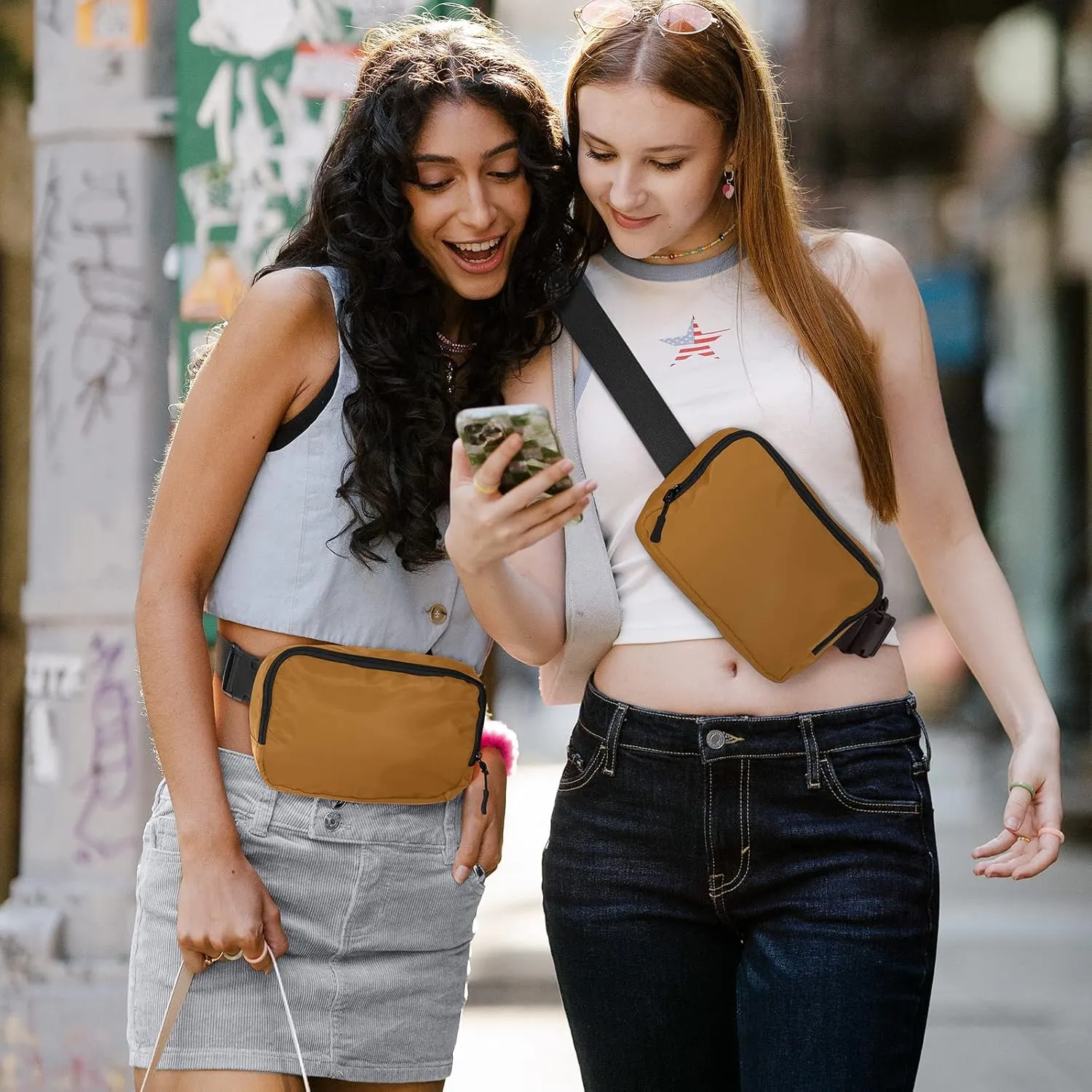 Fanny Pack,Belt Bag,40 Inch Asjustable Strap Everywhere Belt Bag,for Women and Men