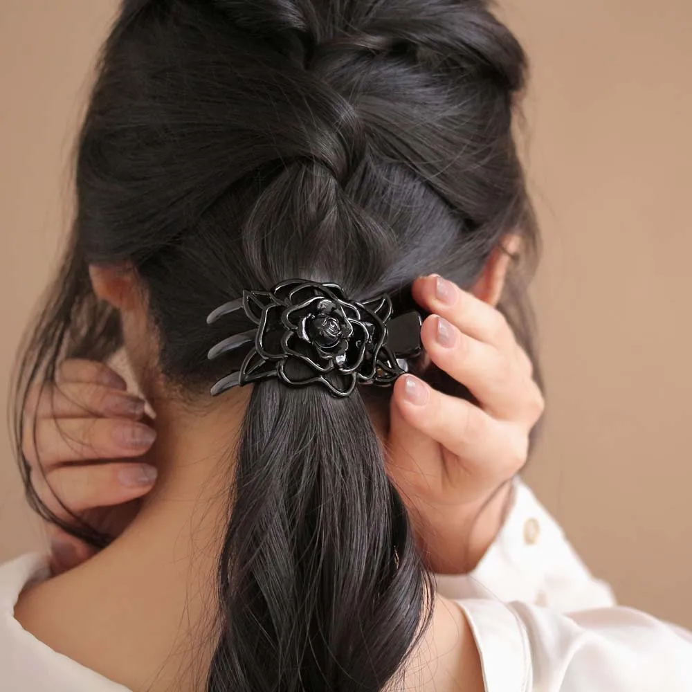 Flower Openwork Hair Claw