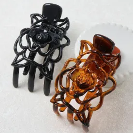 Flower Openwork Hair Claw