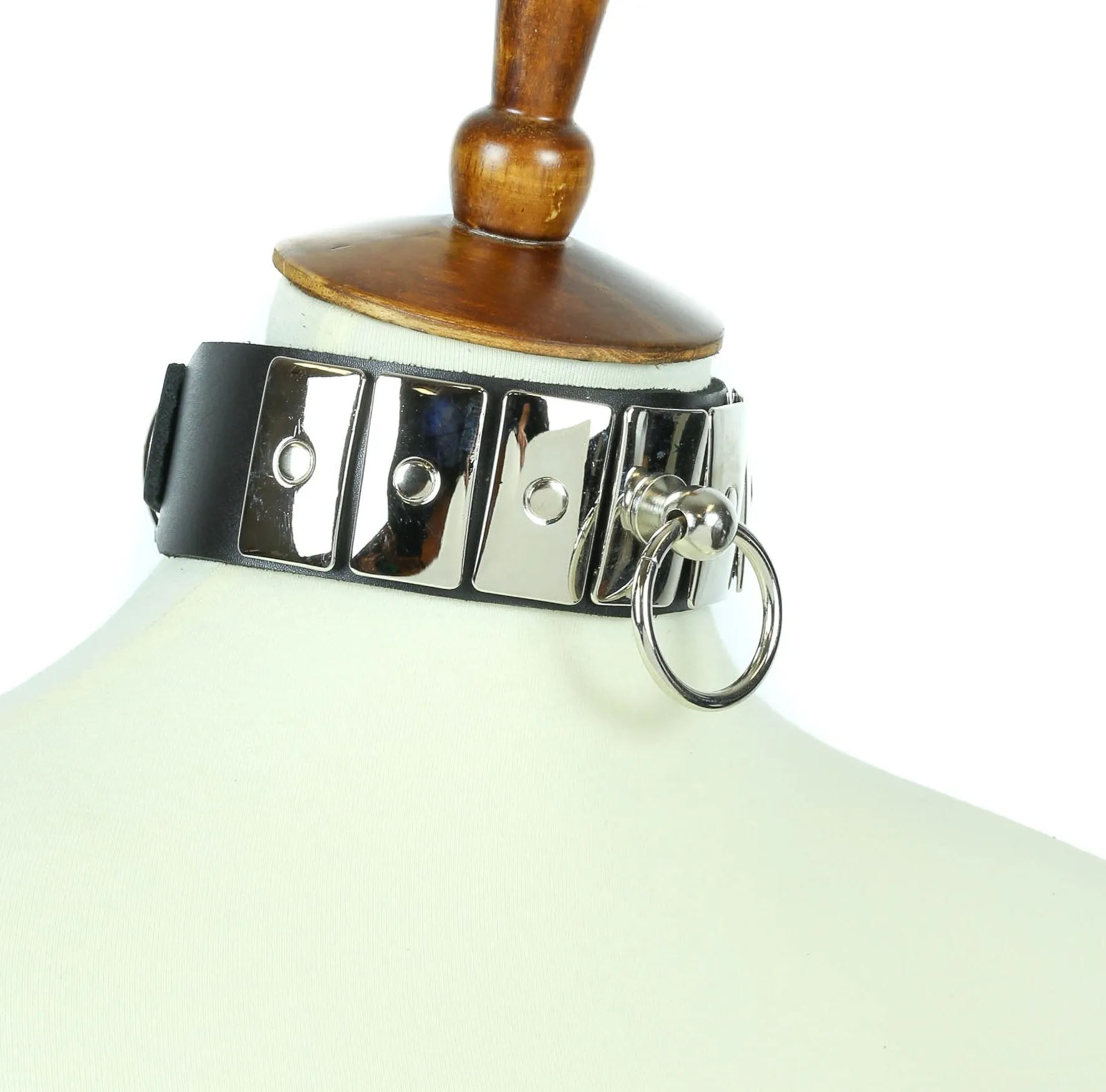 Full Metal Stud Bondage Choker