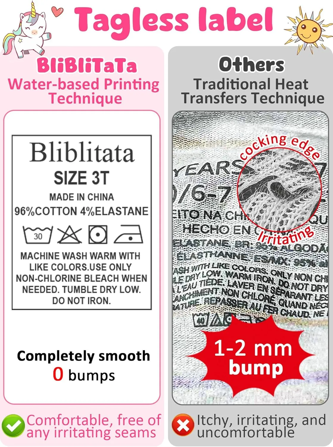 Girls' Underwear,Soft Cotton Tagless Panties for Toddlers' & Little Kids Comfort,Breathable Briefs,8-Pack