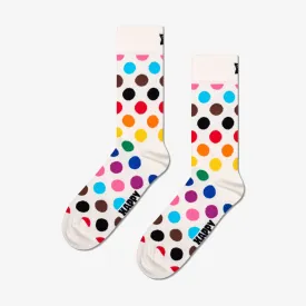 Happy Socks | PRIDE DOTS SOCK  { WHITE