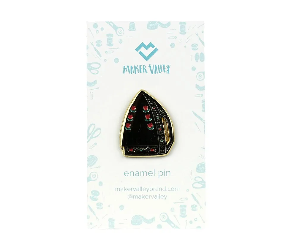 Iron Enamel Pin