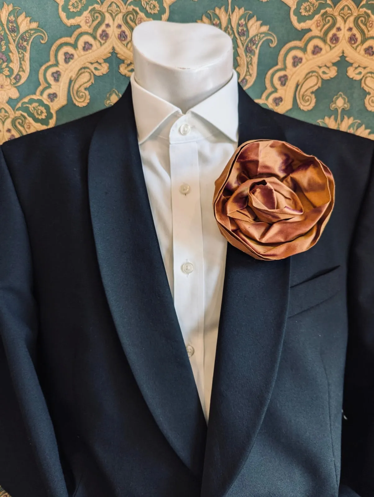 Isabella Rossellini Flower Brooch for Men