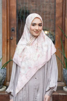 Jennia Scarf Syar'i Nectarine Mist
