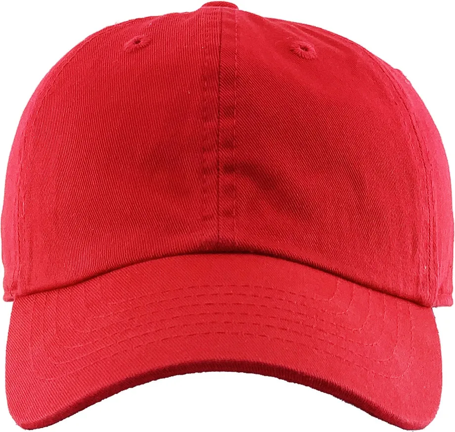 Kids Premium Baseball Cap Red