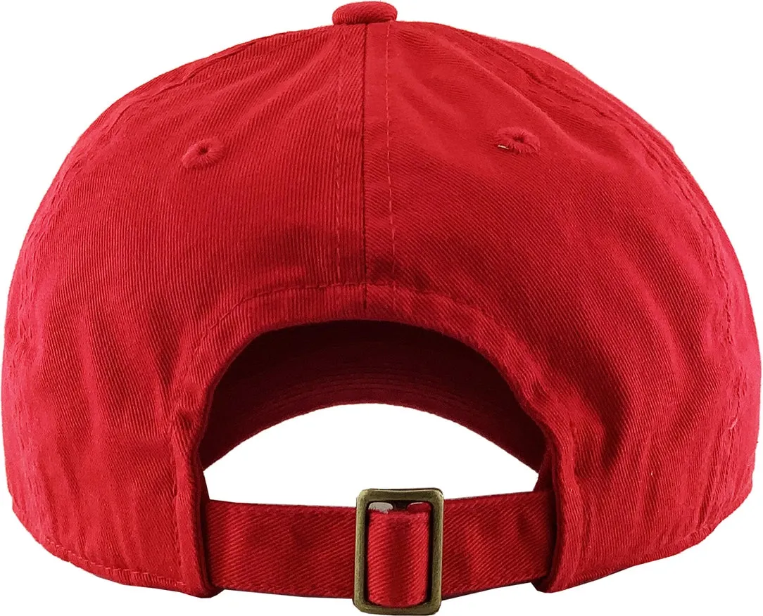 Kids Premium Baseball Cap Red