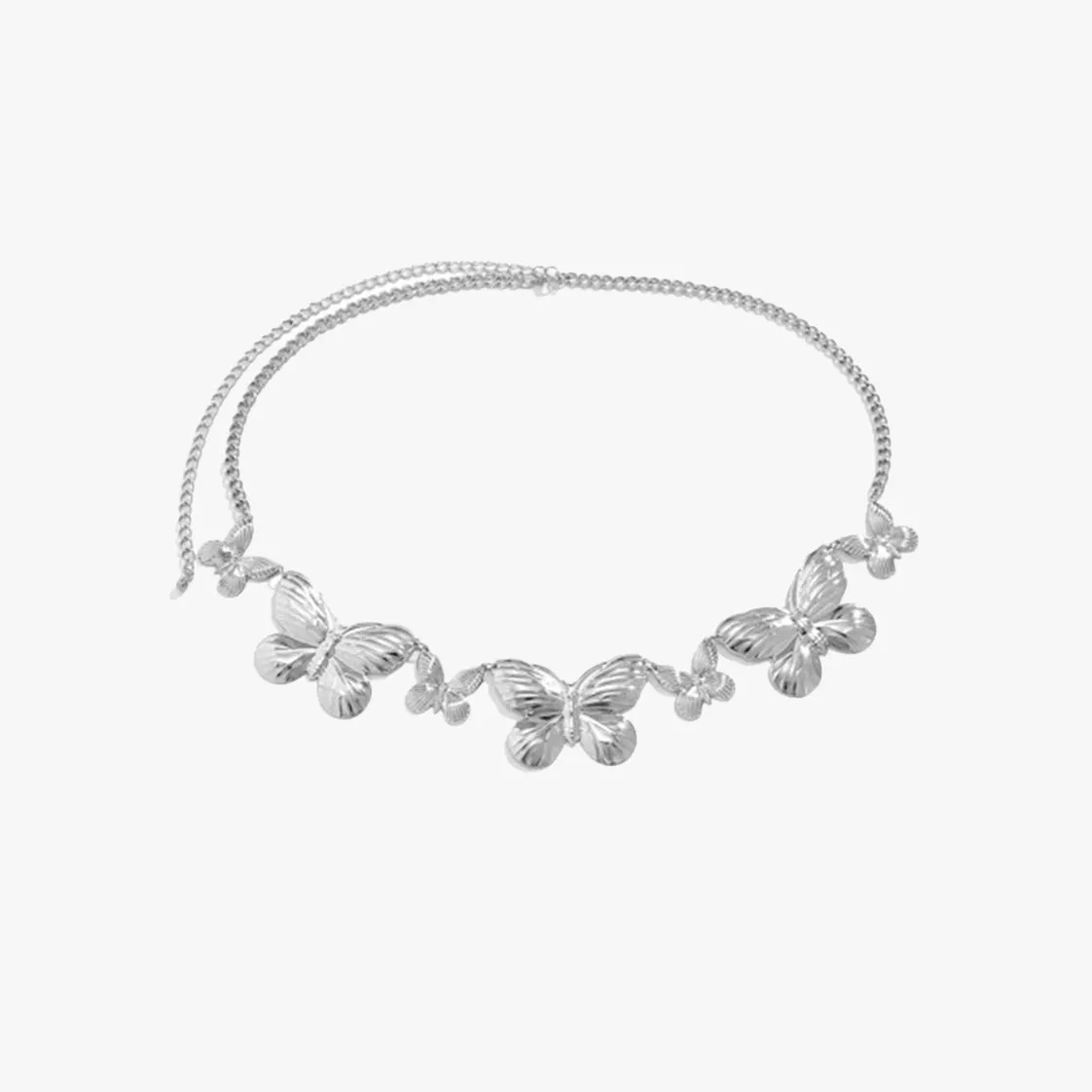 Metal Butterfly Chain Belt