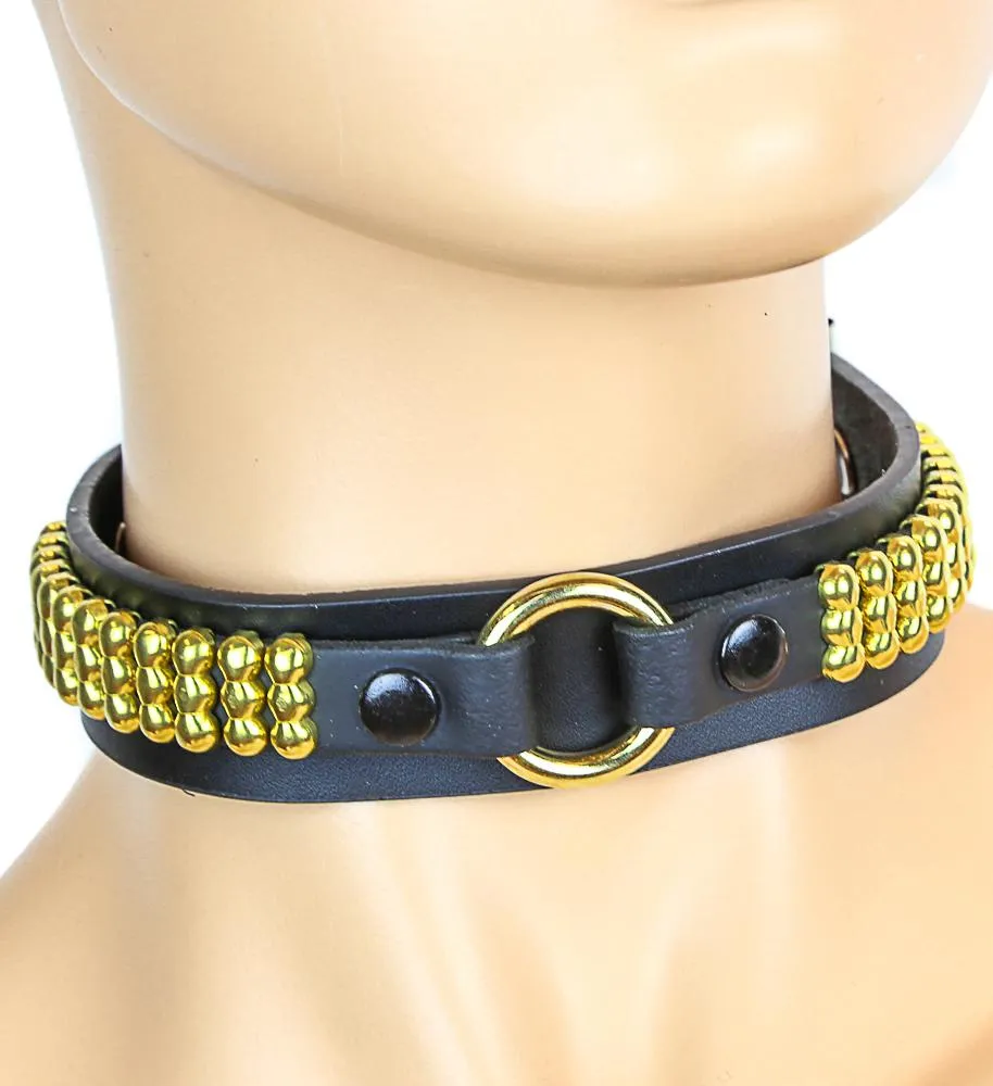 Middle Ring Multi-Round Stud Choker