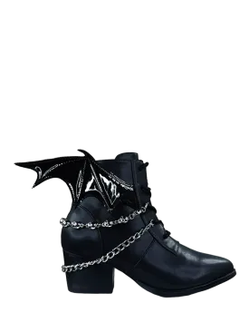 NADJA BAT WING - BLACK/SILVER