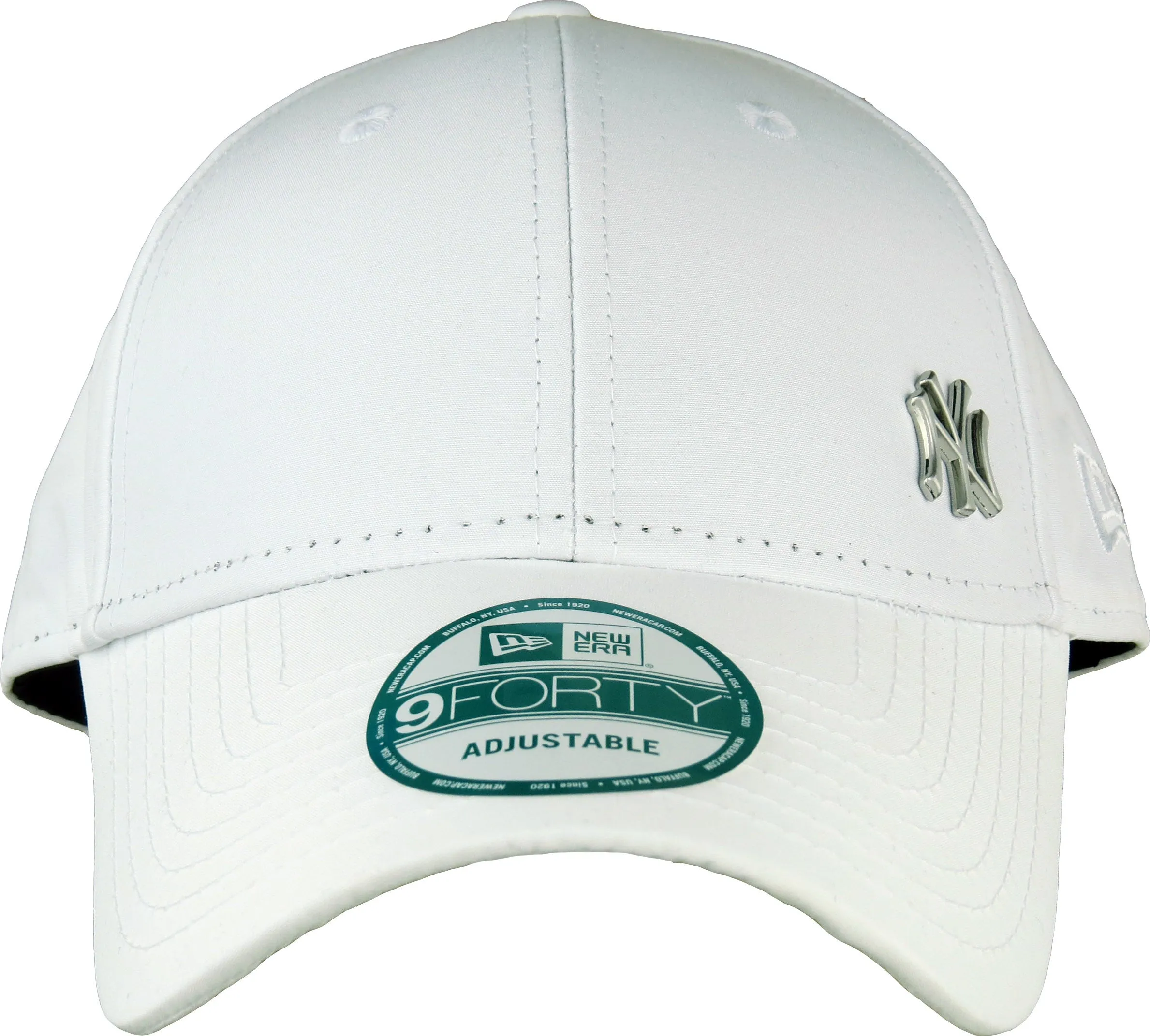 New Era 940 Flawless NY Logo White Baseball Cap