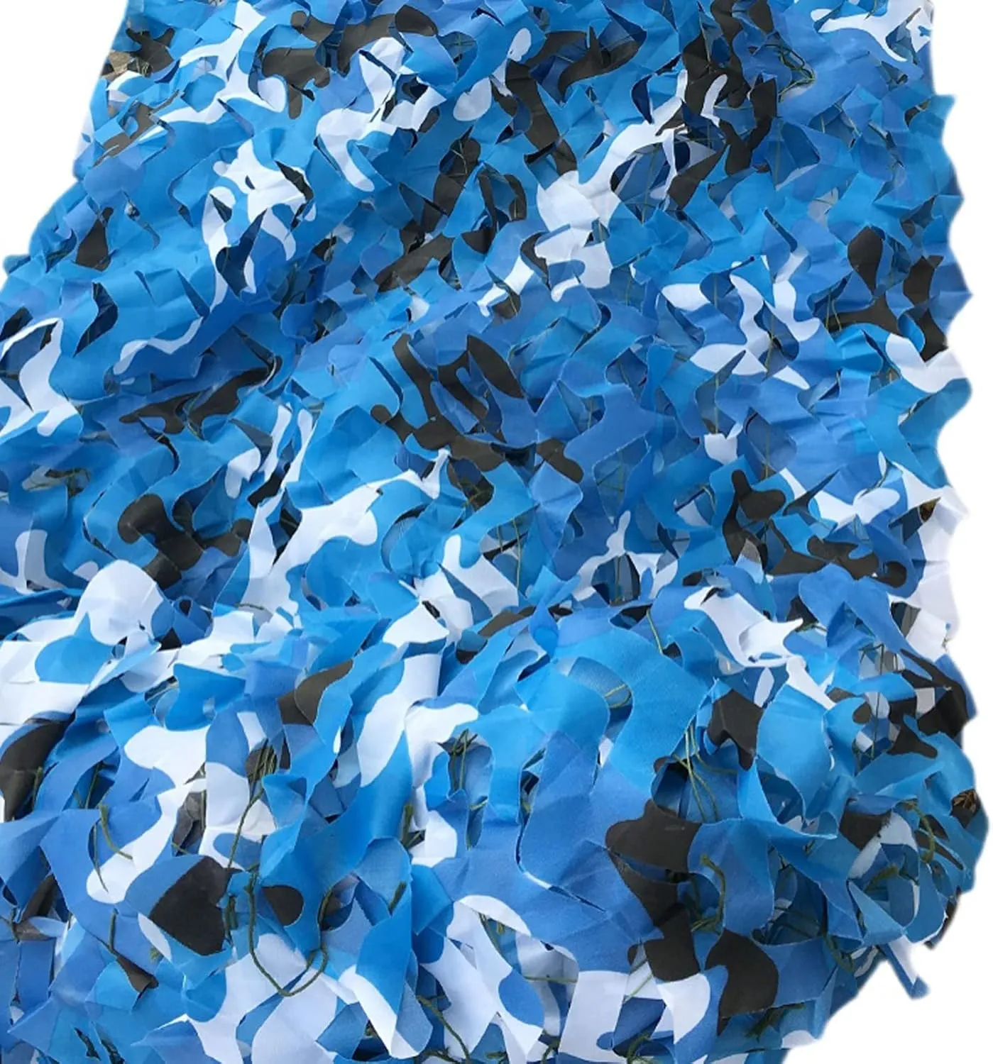Ocean Camo Net,Blue Camouflage Netting,Army Blinds Nets,Oxford Fabric Military Net,with Mesh Backing,for Hunting,Shooting,Decoration,Sun Shade,Party,Customize Available