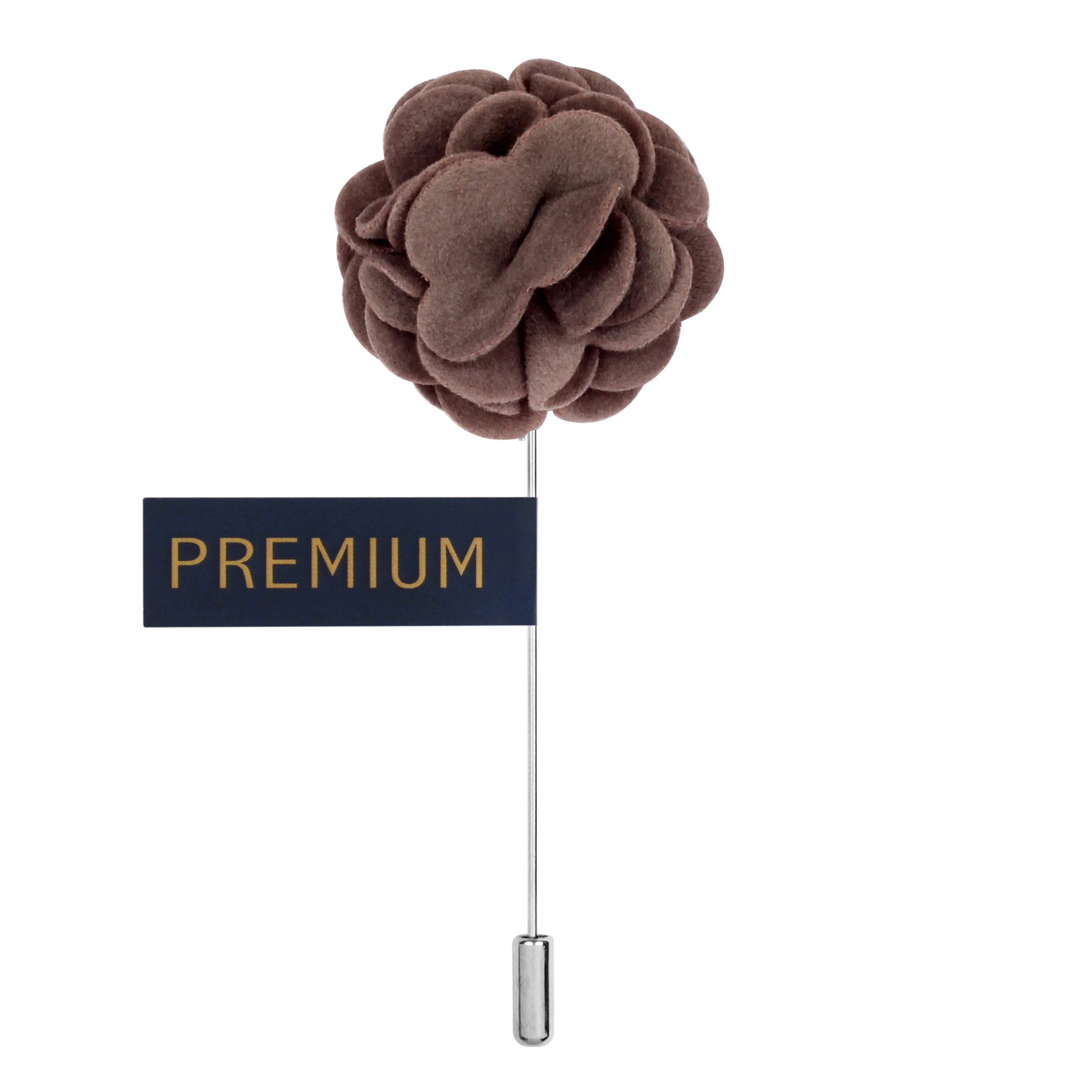 Peluche Wonderful Tulip Grey Brooch Lapel Pin