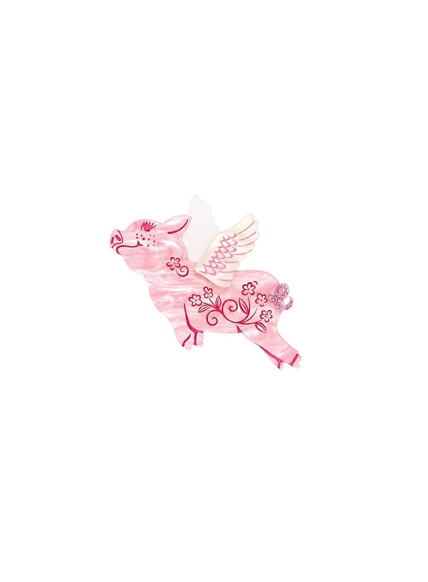 Pigs Might Fly Brooch