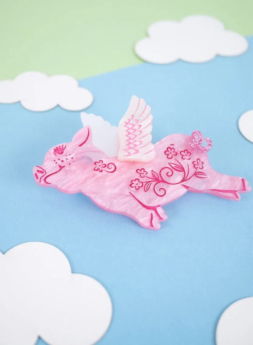 Pigs Might Fly Brooch