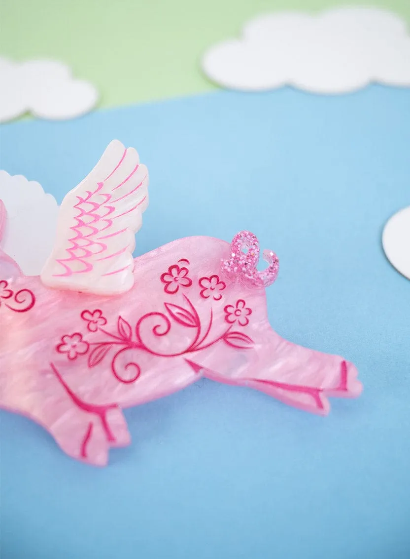 Pigs Might Fly Brooch