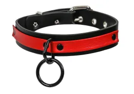 Premium Red Top Bondage Choker