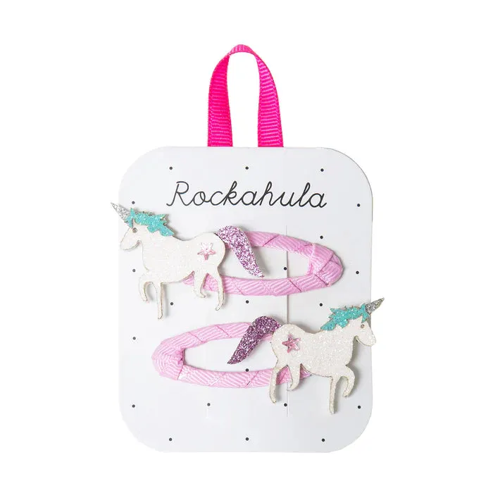 Rockahula Unicorn Glitter Clips