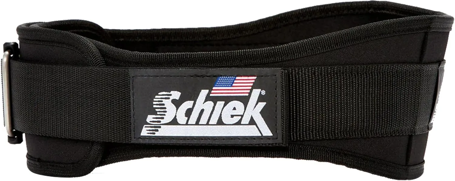 Schiek Sports Model 2004 Nylon 4 3/4" Weight Lifting Belt - Navy