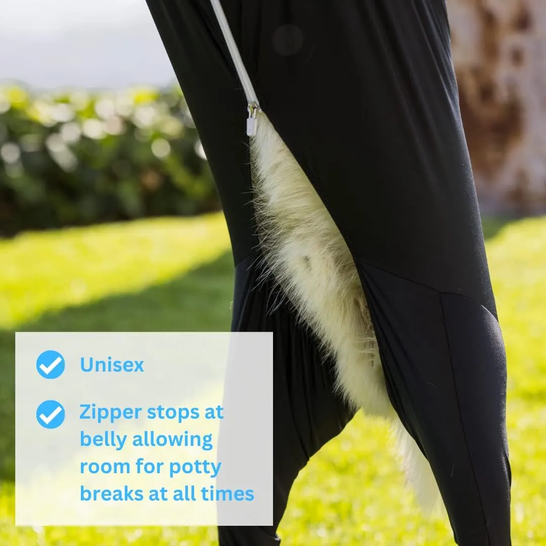Shed Defender Sport Dog Onesie for Dog Shedding, Seen on Shark Tank, Lightweight Breathable, Bodysuit for Dogs, Pet Jumpsuit, Dog Body Suit, Shed Shirt, Full Body Shed Suit, Hot Spots, Vet Approved