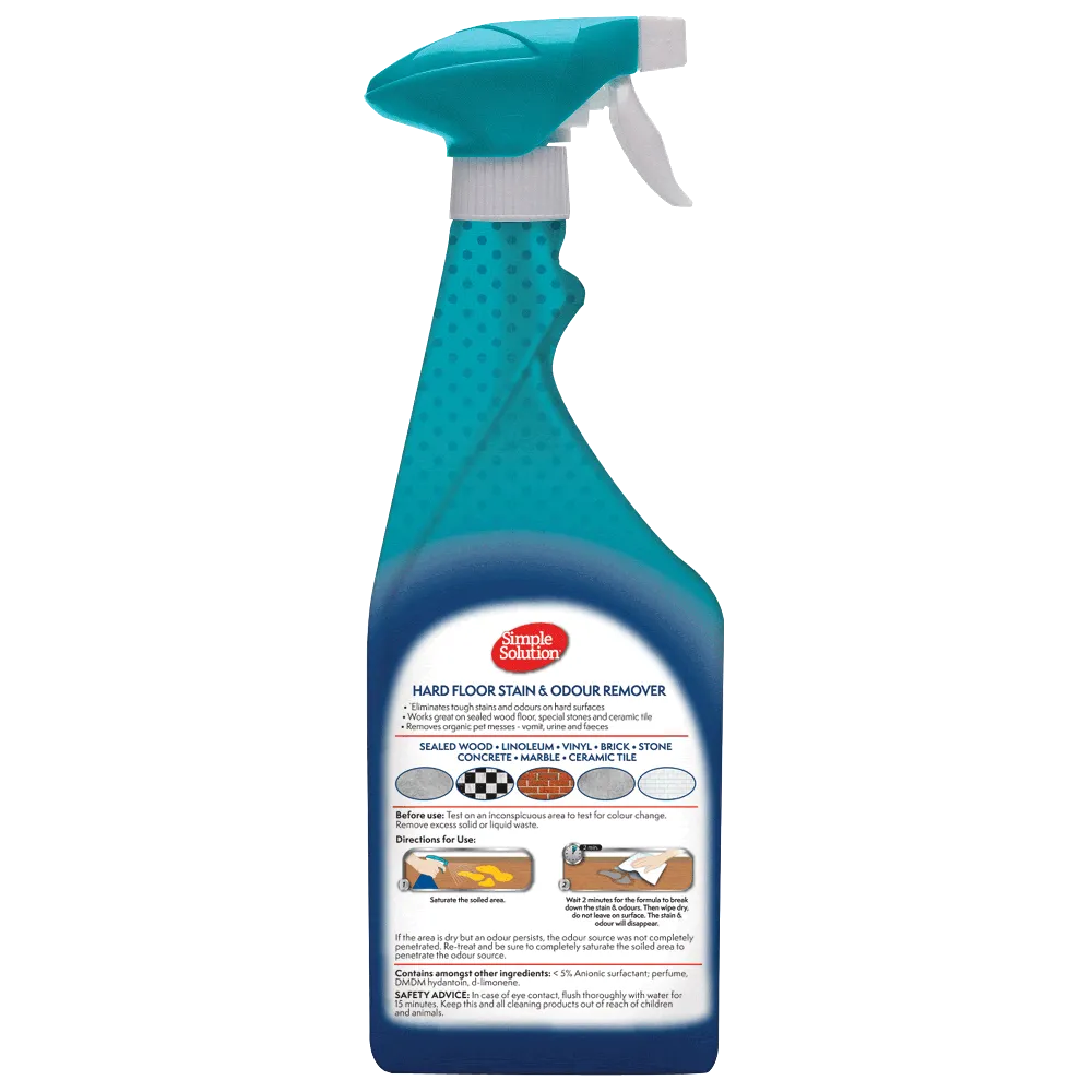 Simple Solution - Hard Floor Stain & Odour Remover (750ml)