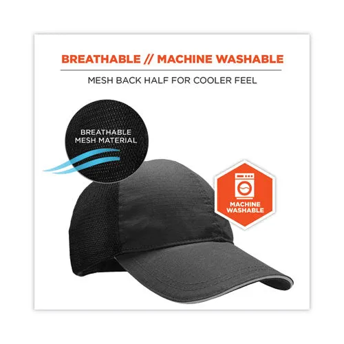 Skullerz 8946 Baseball Cap With Bump Cap Insert, Os, Navy, Ships In 1-3 Business Days