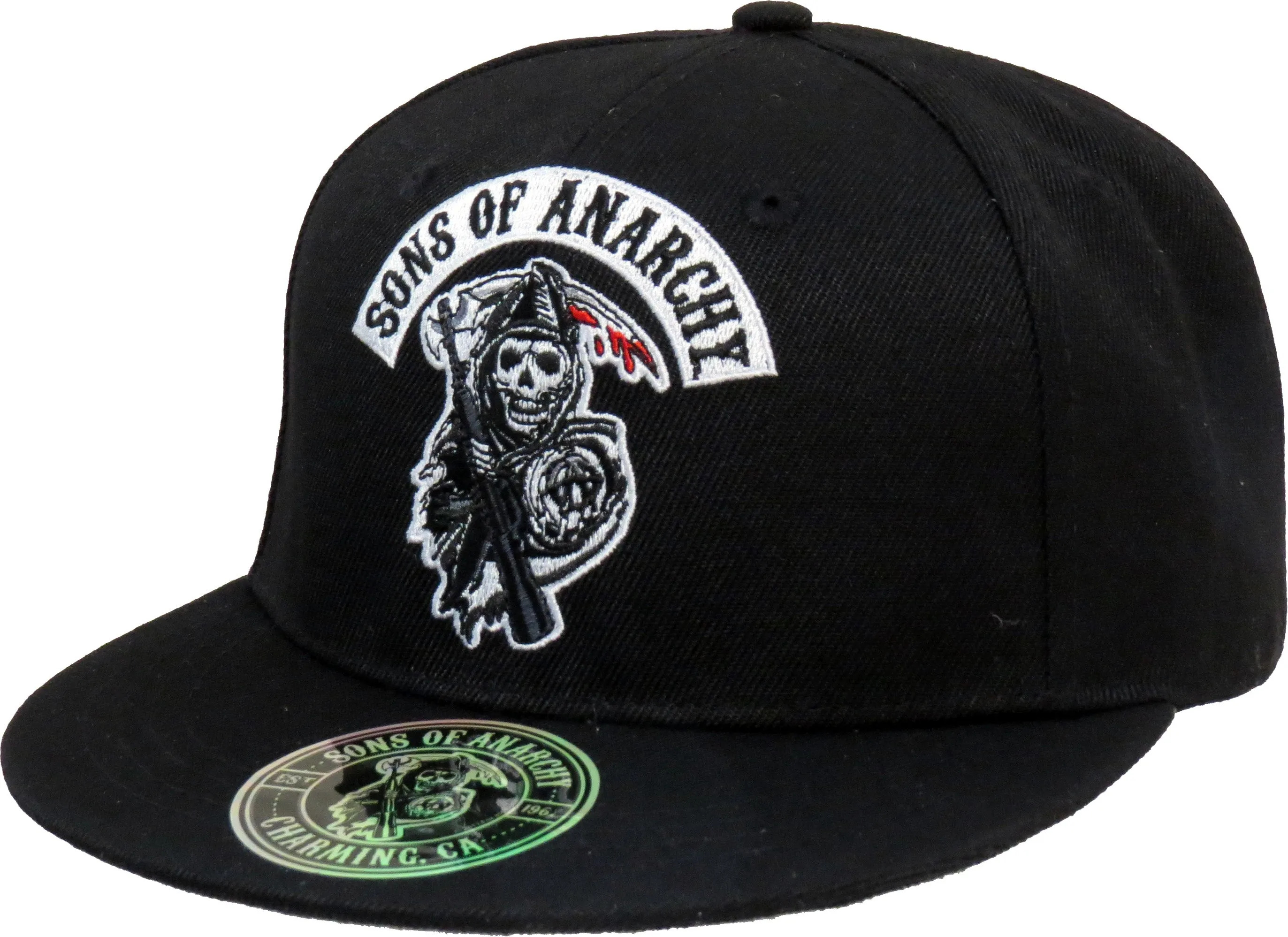 Sons Of Anarchy Death Reaper Black Snapback Cap