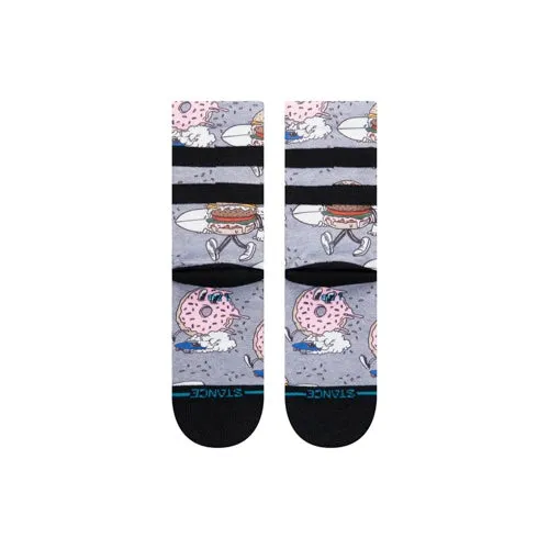 Stance Cruz Kids Crew Socks - Grey