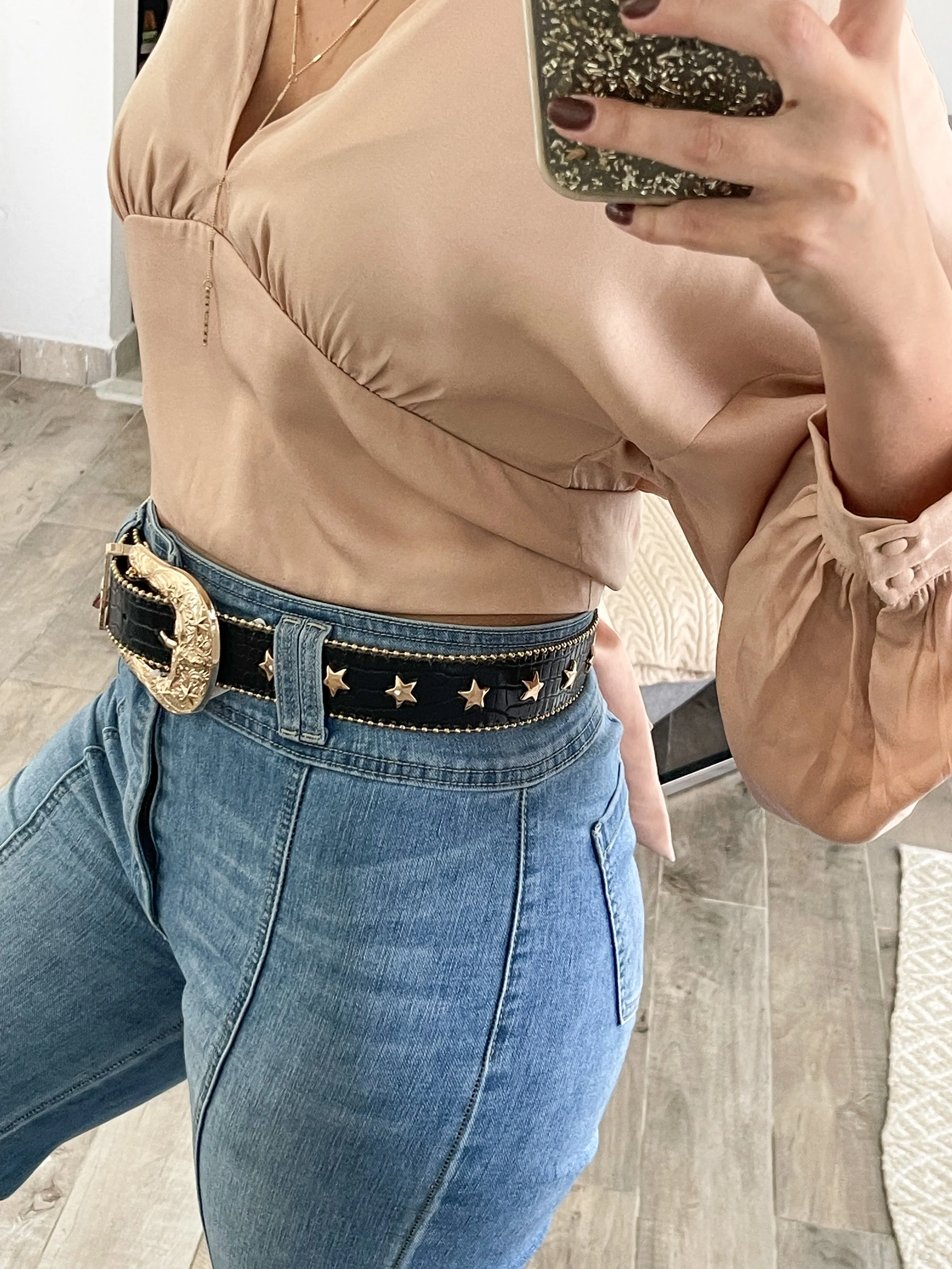 STAR METAL STUDDED BELT